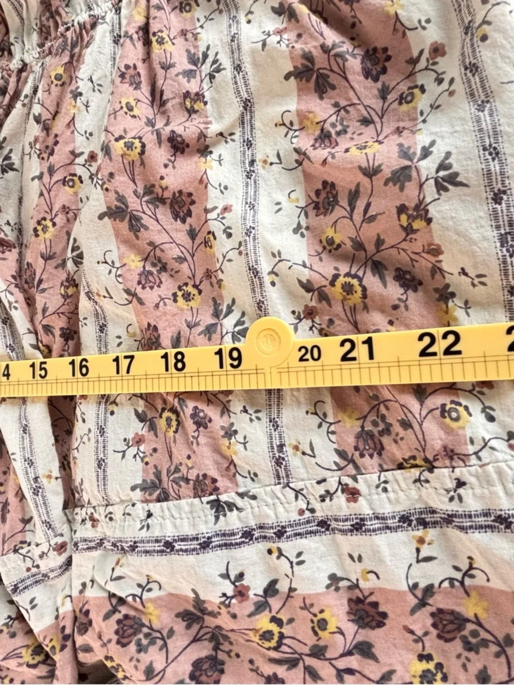 Free People 'Vintage Lover' Floral Print Short Sleeve Blouse Boho